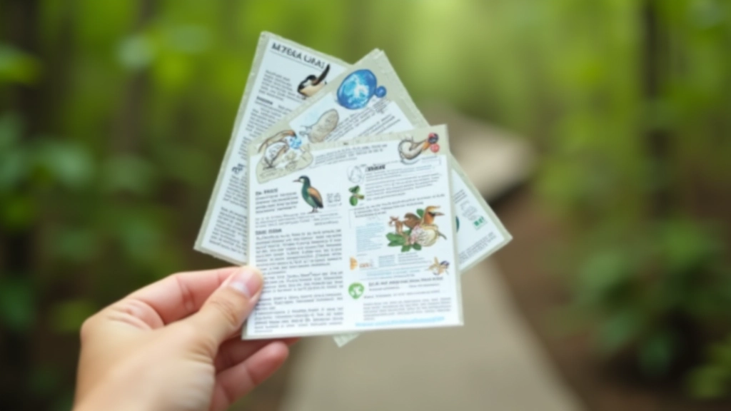 Guía laminar mostrando ilustraciones de diferentes aves del manglar con nombres y características